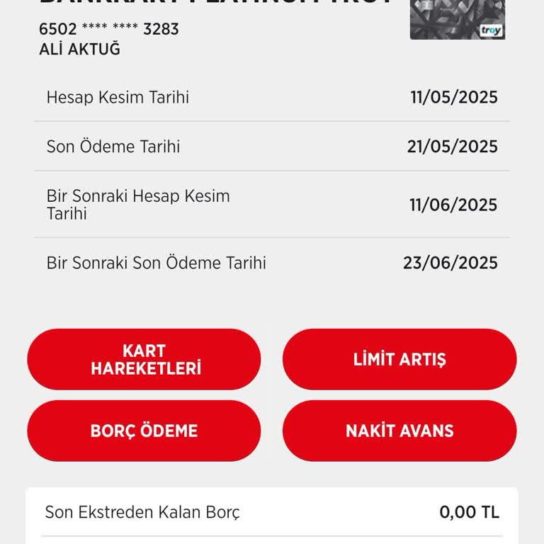 Kredi Kartına Fazla Yapılan Ödeme İade Edilmiyor