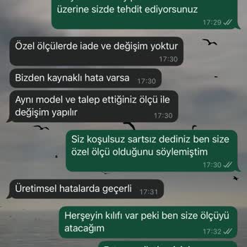 Siparişim Yanlış Ölçüde Ve Faturasız Teslim Edildi
