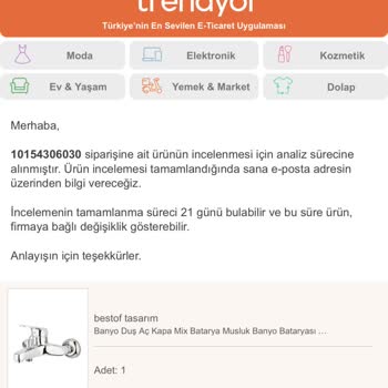 İade Edilen Ürün İçin Para İadesi Gecikiyor