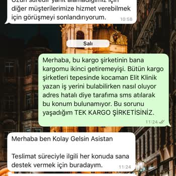 Kargo Şirketi İletişimsizliği Ve Teslimat Sorunu Yaşadım