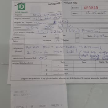 Deichmann Ayakkabıda Çift Taraflı Yırtılma Ve Üretim Hatasına Rağmen Ret Cevabı