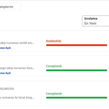 Siparişim Teslim Edilmedi, Müşteri Hizmetleri Ve Kargo Süreci Çözüm Üretmiyor