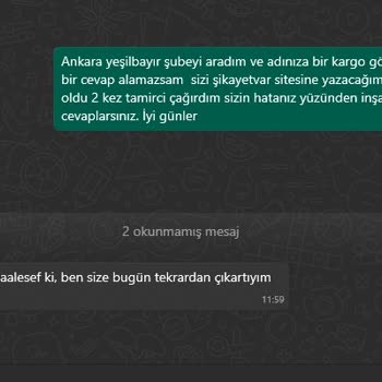 Yanlış Ve Arızalı Parça, İlgisiz Müşteri Hizmeti