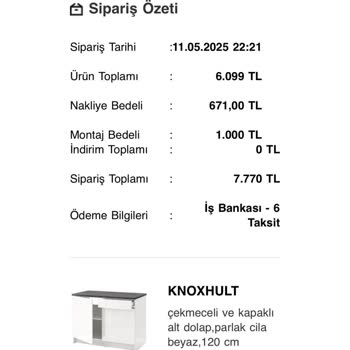 Montaj Hizmeti İçin Günlerdir Bilgi Verilmiyor, Ulaşamıyorum