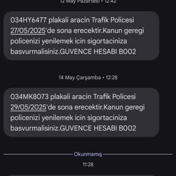 Aracım Yokken Güvencehsb'den Sürekli Mesaj Alıyorum, Kişisel Bilgilerim Riskte
