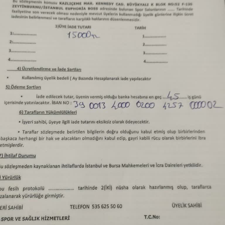 Kapanan Spor Salonundan Ücret İadesi Yapılmıyor