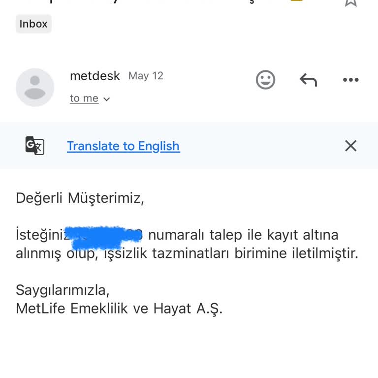 Kredi Sigortası İşsizlik Tazminatı Talebime Süreçte Dönüş Yapılmıyor