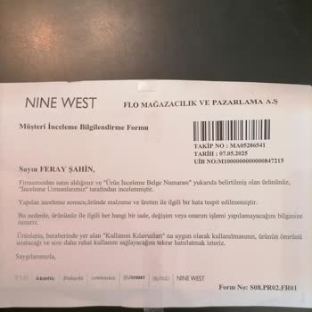 Nine West Teknik Servise Ulaşmak İmkansız Müşteri Memnuniyeti Yok
