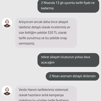 Tarife Değişikliğinde Yanlış Faturalandırma Ve Sorunun Çözülememesi