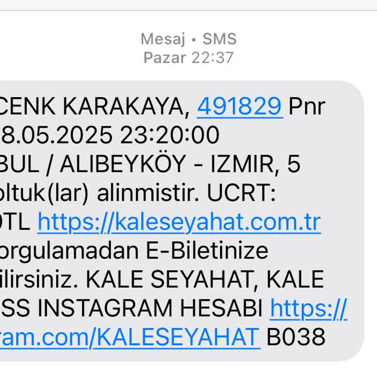 Otobüs Yolculuğunda Koltuk Karmaşası Ve Gecikme Mağduriyeti