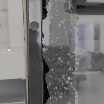 Simfer Ankastre Fırın Camı Çalışmadığı Halde Tuz Buz Oldu!