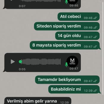 Siparişim Günlerdir Gelmedi, Mesajlarıma Da Cevap Yok