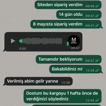 Siparişim Günlerdir Gelmedi, Mesajlarıma Da Cevap Yok