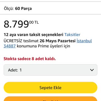 Amazon'dan Alınan Ürünlerde Yaşanan Sorunlar Ve Fiyat Farkı Mağduriyeti