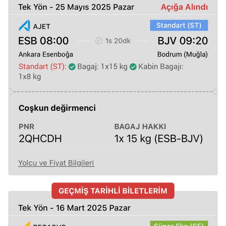Müşteri Hizmetlerinden Bilet İptali İçin Destek Alamadım