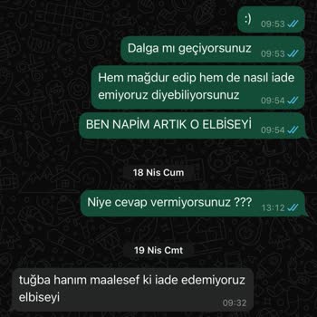 Siparişim Zamanında Teslim Edilmedi Ve Ürün Kalitesizdi