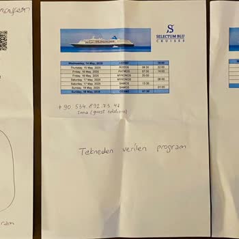 Yunan Adaları Turunda Rota Değişikliği Ve Yetersiz Müşteri Hizmeti