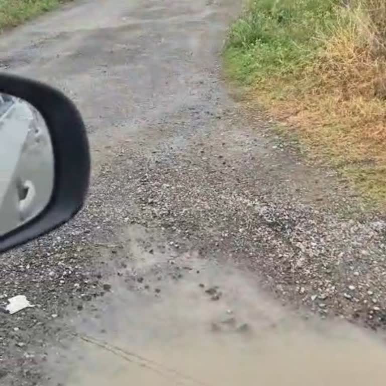 Samsun 19 Mayıs Dereköy Yolunda Çözülmeyen Bozuk Yol Sorunu