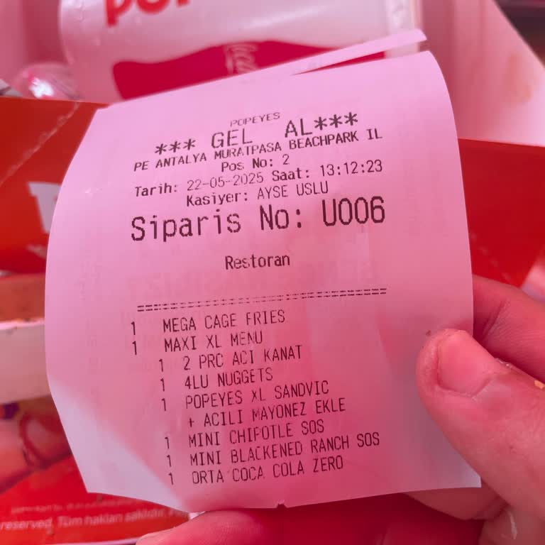 Siparişimde Baharat Ve İçecek Hatası Personel İlgisizliğiyle Birleşti