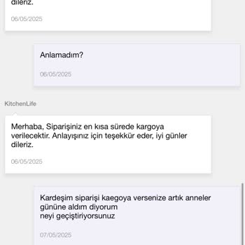 Anneler Günü Siparişim Son Gün İptal Edildi, Müşteri Hizmeti Yetersiz Kaldı