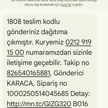 Kargom Yanlış Mesajlarla Teslim Edilmedi Ve Mağdur Edildim