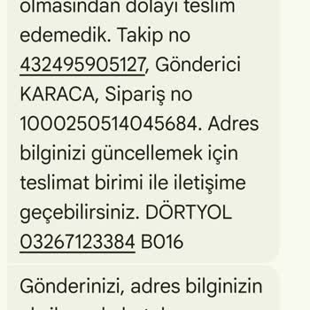 Kargom Yanlış Mesajlarla Teslim Edilmedi Ve Mağdur Edildim