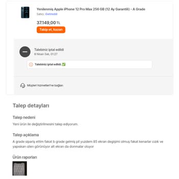 Yenilenmiş İphone 12 Pro Max’te Sürekli Sorun Ve Haksız Onarım Ücreti