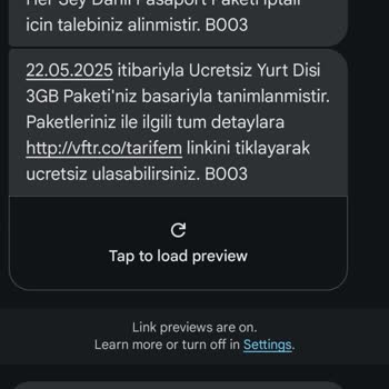 Ücretsiz Denilen İnternet Paketi Sonrası Haksız Ücretlendirme Mağduriyeti