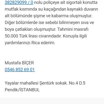 Hasar Dosyası Açılamıyor Müşteri Hizmetleri Ve Mailden Sonuç Alamıyorum
