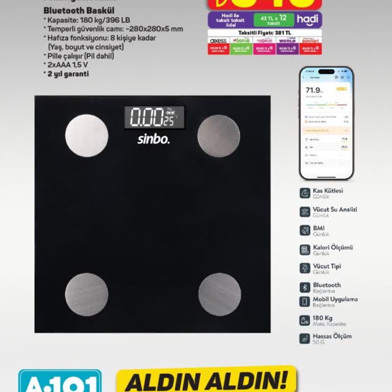 A101'de Sinbo Akıllı Baskül Stok Sorunu Ve İletişim Eksikliği