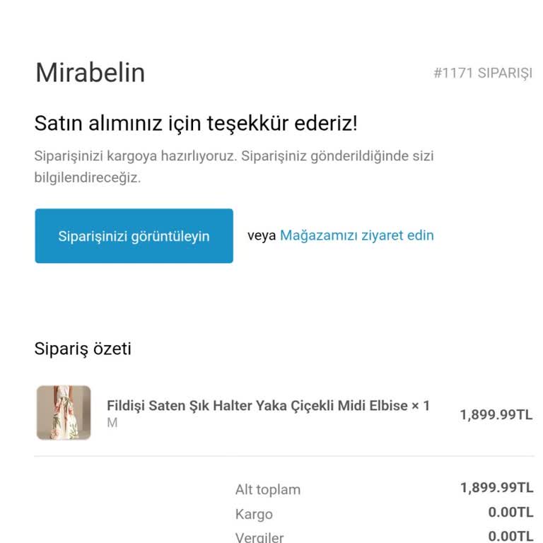 Sipariş Gönderilmedi, Mesajlara Cevap Verilmiyor!