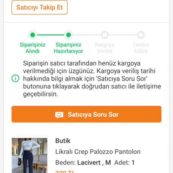 Trendyol'dan Siparişlerim Teslim Edilmedi, Mağdur Edildim!