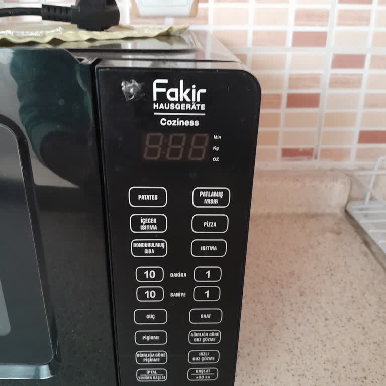 Mikrodalga Fırında Soyulma Sorunu Ve Yetersiz Servis Desteği