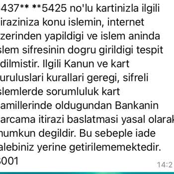 İş Bankası Provizyondaki İşlemde Müşteriyi Mağdur Etti