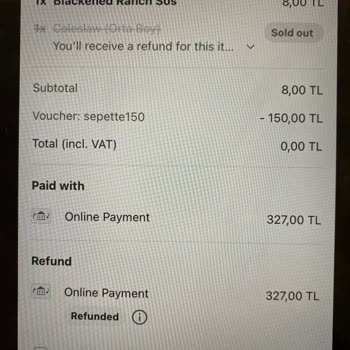 İade Edildi Görünüyor Ama Para Hala Hesabıma Yatmadı