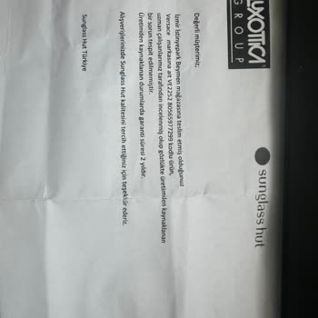 Beymen'den Alınan Versace Gözlükte Üretim Hatası Mağaza Çözüm Sunmuyor