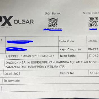 Kısıtlı Kullanımda Açılan Ayakkabıya Garanti Reddi