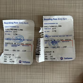 Sun Ekspres Check-in Sırasında Yanlış Bilgilendirme Ve Haksız Bagaj Ücreti Mağduriyeti