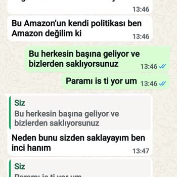 Aldığım Hizmette Sorumluluk Alınmadı, Mağduriyetim Giderilmedi