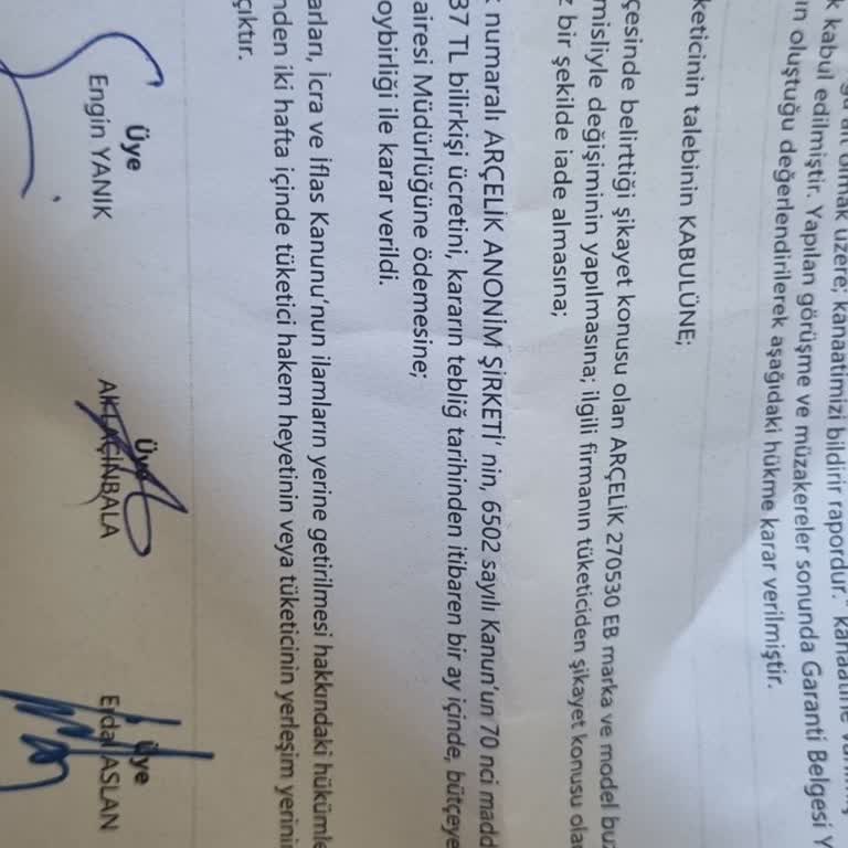 Buzdolabı Değişiminde Eski Ve Küçük Model Teklifiyle Mağdur Edildik