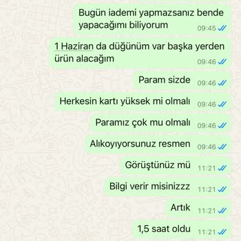 Siparişin Teslim Edilmemesi Ve İade Sorunu Yaşıyorum