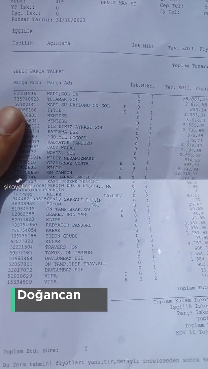 Otokoç Ve Türkiye Katılım Sigorta Memnuniyetsizliğim videonun kapak resmi