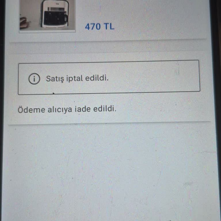 Ürünümün Yurtiçi Kargo Tarafından Bana İade Edilmesini İstiyorum