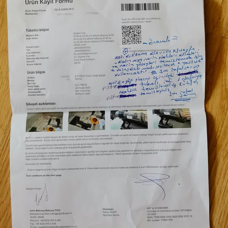 Aldığım Süpürge Halılarda Kilitleniyor, Kullanamıyorum