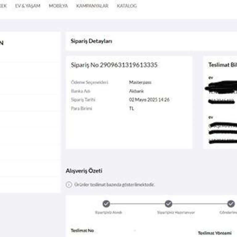 Mudo Concept Siparişim 20 Gündür Gelmedi Ve Bilgilendirme Yapılmıyor