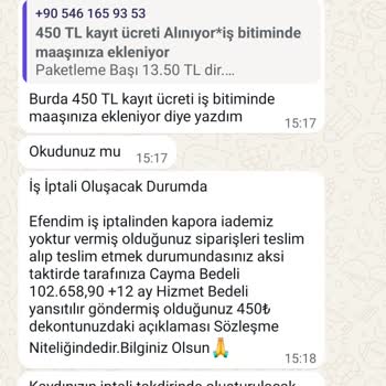 Evde Paket İşi Vaadiyle Kapora Alındı Kişisel Bilgilerim İzinsiz Kullanıldı