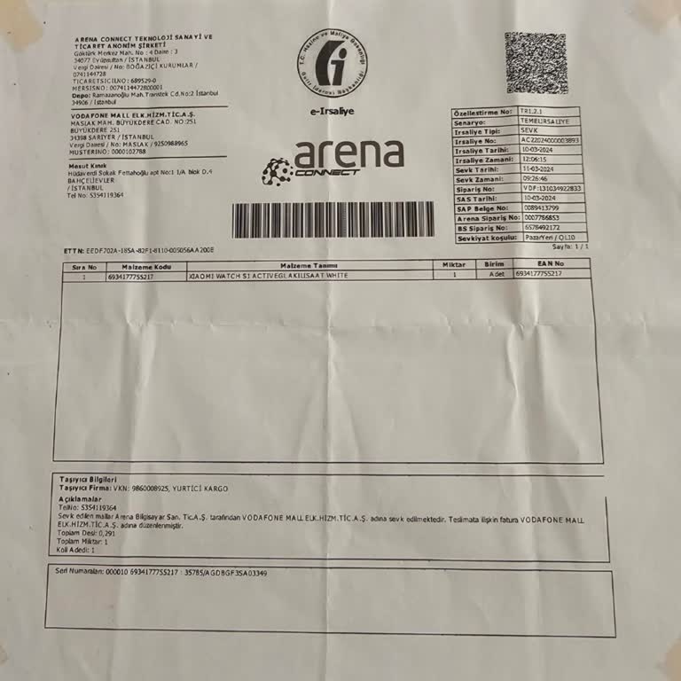 Satın Aldığım Akıllı Saatin Faturasına Ulaşamıyorum, Mağdur Ediliyorum