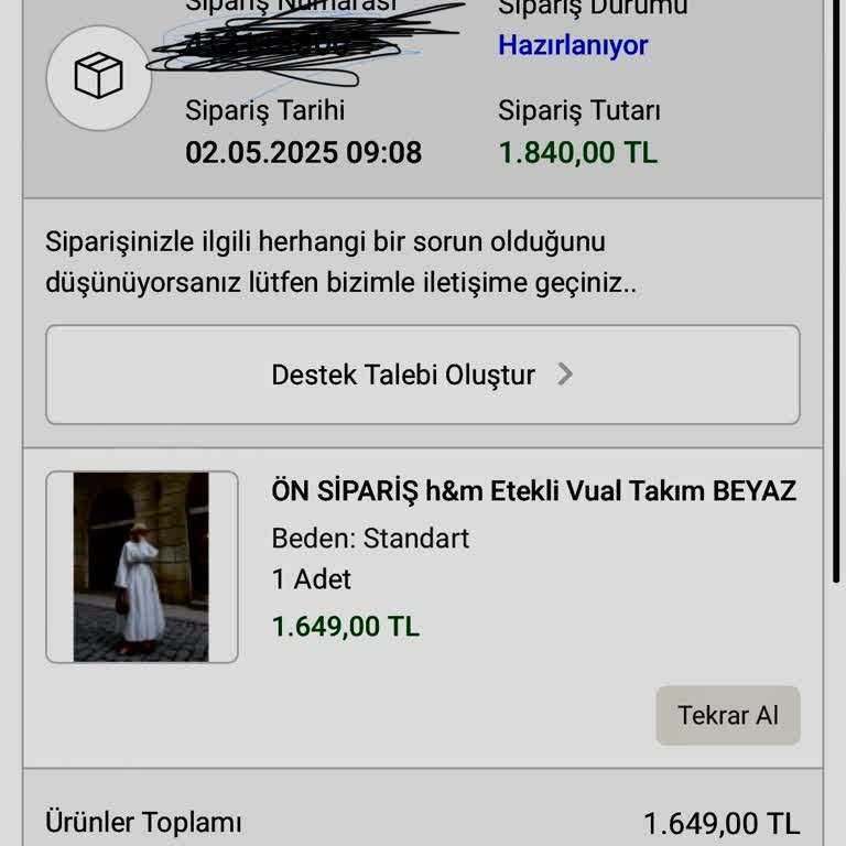 20 Gündür Teslim Edilmeyen Ürün Ve İletişim Sorunu