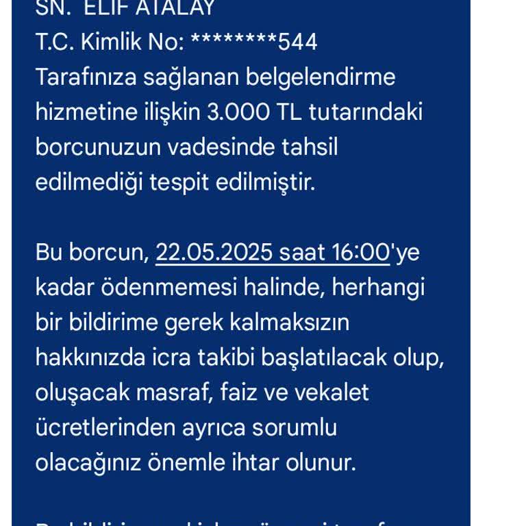 Zorla Sertifika Ve Haksız Para Talebiyle Tehdit Edildim