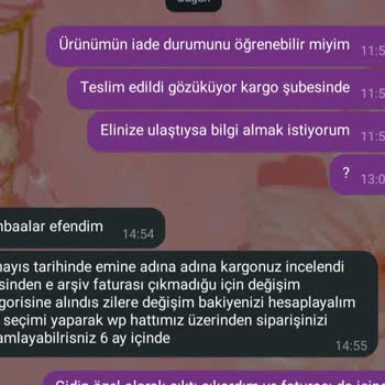 İade Sürecinde Fatura Sorunu Ve İletişim Eksikliği Yaşadım